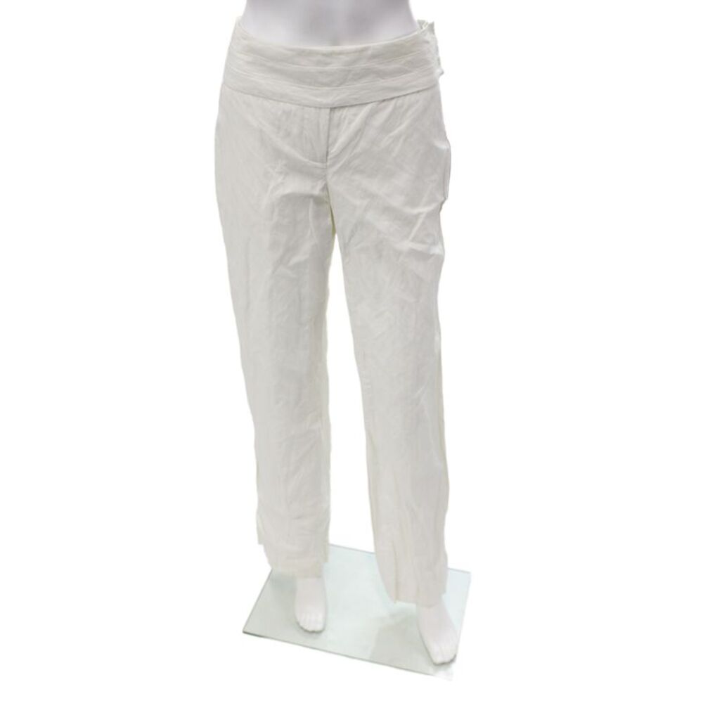 Robert Rodriguez Womens White Dress Pants Size 6